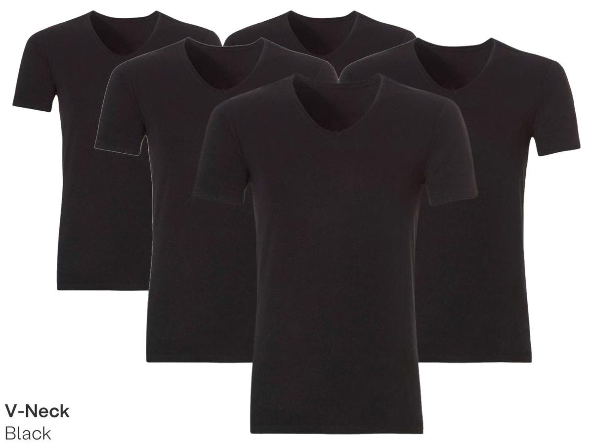 T-shirt Ten Cate Basic pour homme - Col rond ou en V - taille 2XL - Blanc