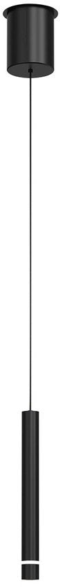Suspension Volari 4714ZW noire, design, hauteur réglable de 50 à 170 cm, avec des composants métalliques et électroniques, marque Steinhauer