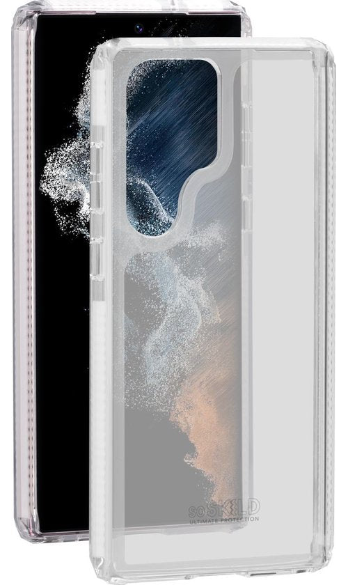 SoSkild Samsung Galaxy S23 Defend 2.0 Heavy Impact Case Transparent
