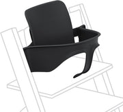 Kit bébé Tripp Trapp de Stokke, noir - transforme la chaise Tripp Trapp en chaise haute - Assise amovible pour les enfants de 6 à 36 mois - Compatible avec les modèles Tripp Trapp commercialisés après mai 2006