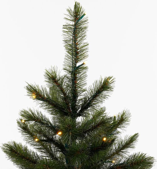 Triumph Tree Bristlecone Artificial Christmas Tree with LED Lights - H185 x Ø119 cm - Dark Green (vert foncé)