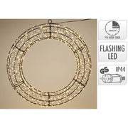 Guirlande de Noël LED Nampook de 50 cm avec éclairage blanc chaud – Décoration de Noël pleine de charme