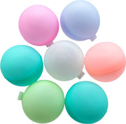 Travelly® Ballons d'eau réutilisables - Jouets d'eau - Magnétiques et auto-fermants - Silicone - Multicolore - Lot de 8 pièces