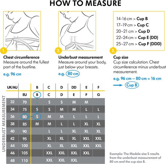 Soutien-gorge Medela Keep Cool Ultra - Soutien-gorge d'allaitement sans coutures - Soutien-gorge de grossesse avec 6 zones respirantes - Tissu Soft Touch – Confortable et offrant un bon maintien - Noir - Taille S
