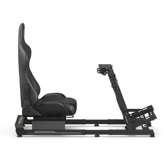 VDD Gaming sur cockpit de simulation de course – Noir sur noir - Aluminium