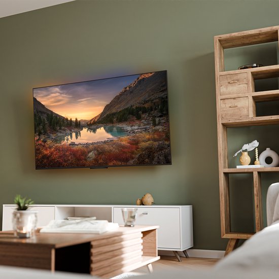 Auronic TV Bracket - Support mural pour TV - Rotatif et inclinable - 37 à 90 pouces - Jusqu'à 65 KG - Noir