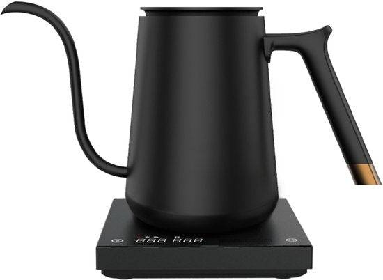 Bouilloire électrique Timemore Fish Smart, 0,6 l, 1 000 W, noire