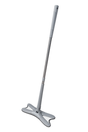 UltraClean Microfibre Mop - Mop rotatif à 360° - Système d'essorage facile - Gris - 107 cm