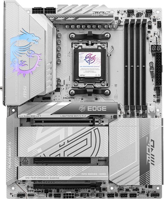 Carte mère MSI MPG X870E EDGE TI WIFI AMD X870E Socket AM5 ATX