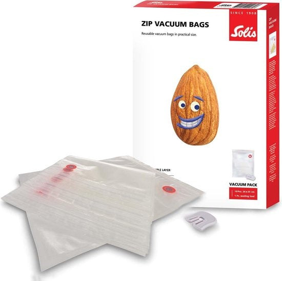 Sacs sous vide Solis Ziplock - 26 x 35 cm - Sacs sous vide - 10 pièces
