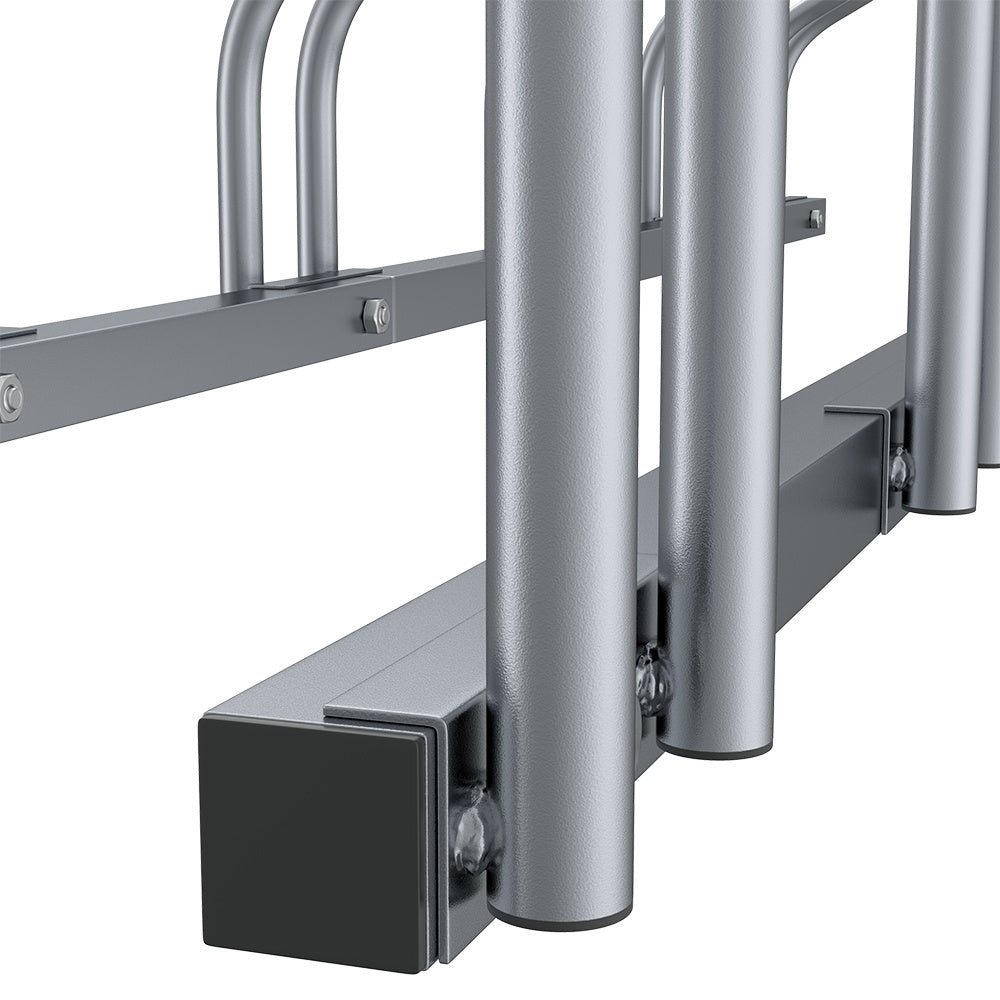 Monza Porte-vélos - Rangement des vélos - pour 6 vélos - 160x32x27 cm - Porte-vélos en métal