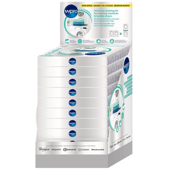 Wpro SKS101 – Kit empilable avec plateau coulissant - Universel