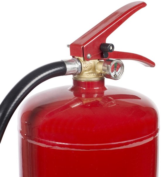 Extincteur à poudre Smartwares FEX-15160 - 6 kg - Classe de feu ABC - Rouge