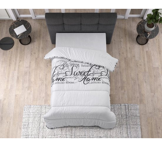 Couette Sleeptime sans housse - Couette imprimée - Couette colorée - Couette imprimée - 200x200 cm - White