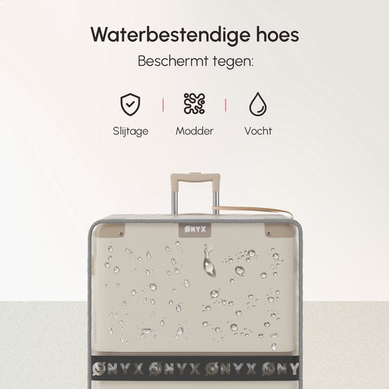 ONYX Housse de valise 100L - 32x51x76CM - Housse de protection de valise - Transparente