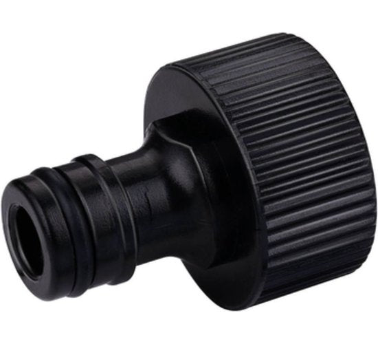 BLACK+DECKER Connecteur de robinet 3/4''-1'' - ⌀ 19-25 CM - Connecteur - Plastique - Noir