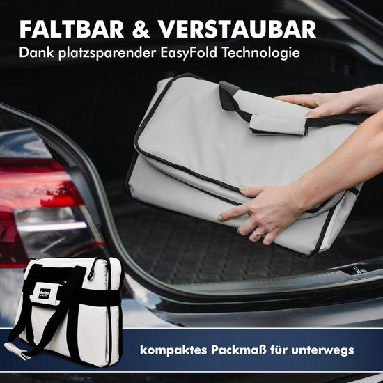 Sac isotherme pliable pour faire les courses et pique-niquer - Sac isotherme « Grande voiture » : sac thermique et sac de pique-nique pour la voiture - Mieux s'organiser avec le sac isotherme « Grande voiture » - Sac à déjeuner et mini-glacière