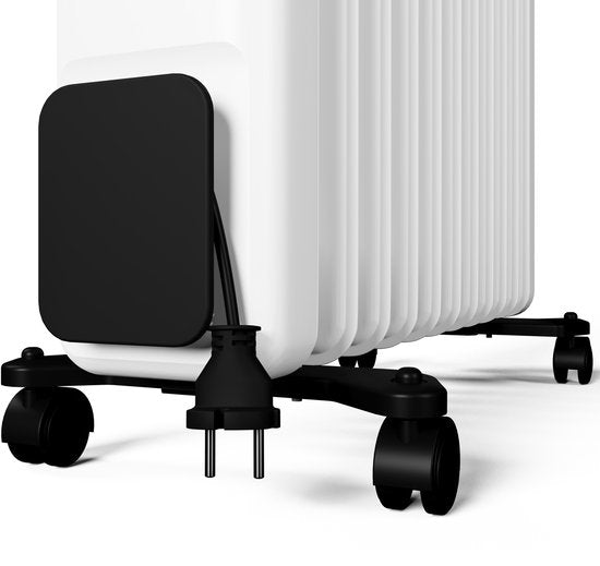 Radiateur à huile Tristar KA-5381 – Chauffage électrique 2500 W – Silencieux – Avec thermostat – Déplaçable – Sûr – 3 niveaux de chaleur – Radiateur mobile