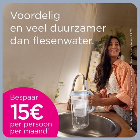 BRITA - Carafe filtrante - Marella Cool - 2,4 L - Blanche - avec 6 cartouches filtrantes MAXTRA PRO ALL-IN-1 - Lot économique