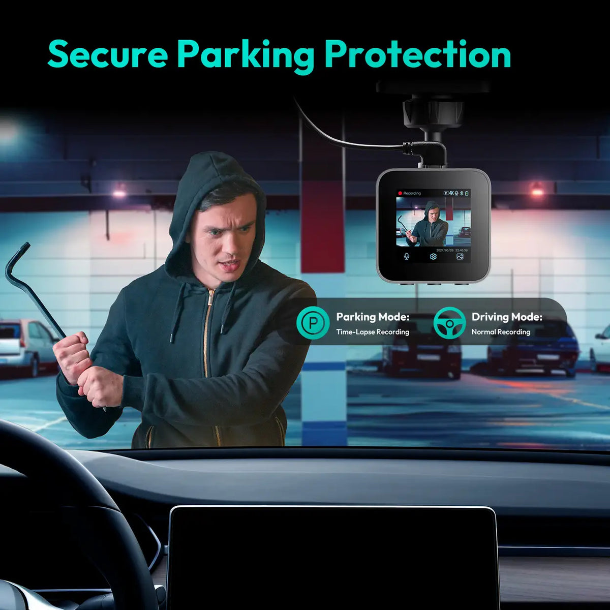 Kit de raccordement direct pour caméra embarquée Botslab Dashcam - USB-C - Série G980H
