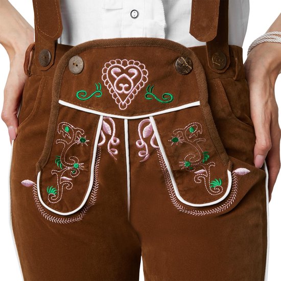 Dressforfun Lederhose Walchensee L - déguisement costume halloween déguisement fête de carnaval déguisement fête de carnaval - 302822