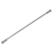 Barre de rideau de douche 5Five - extensible de 70 à 120 cm - acier inoxydable - argent - Montage facile - système à clic et pince