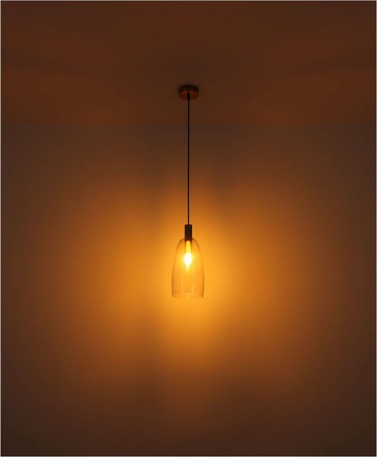 Globo - lampe suspendue - Garri - laiton - verre - Ø 43cm - E14 - 15789-3HM