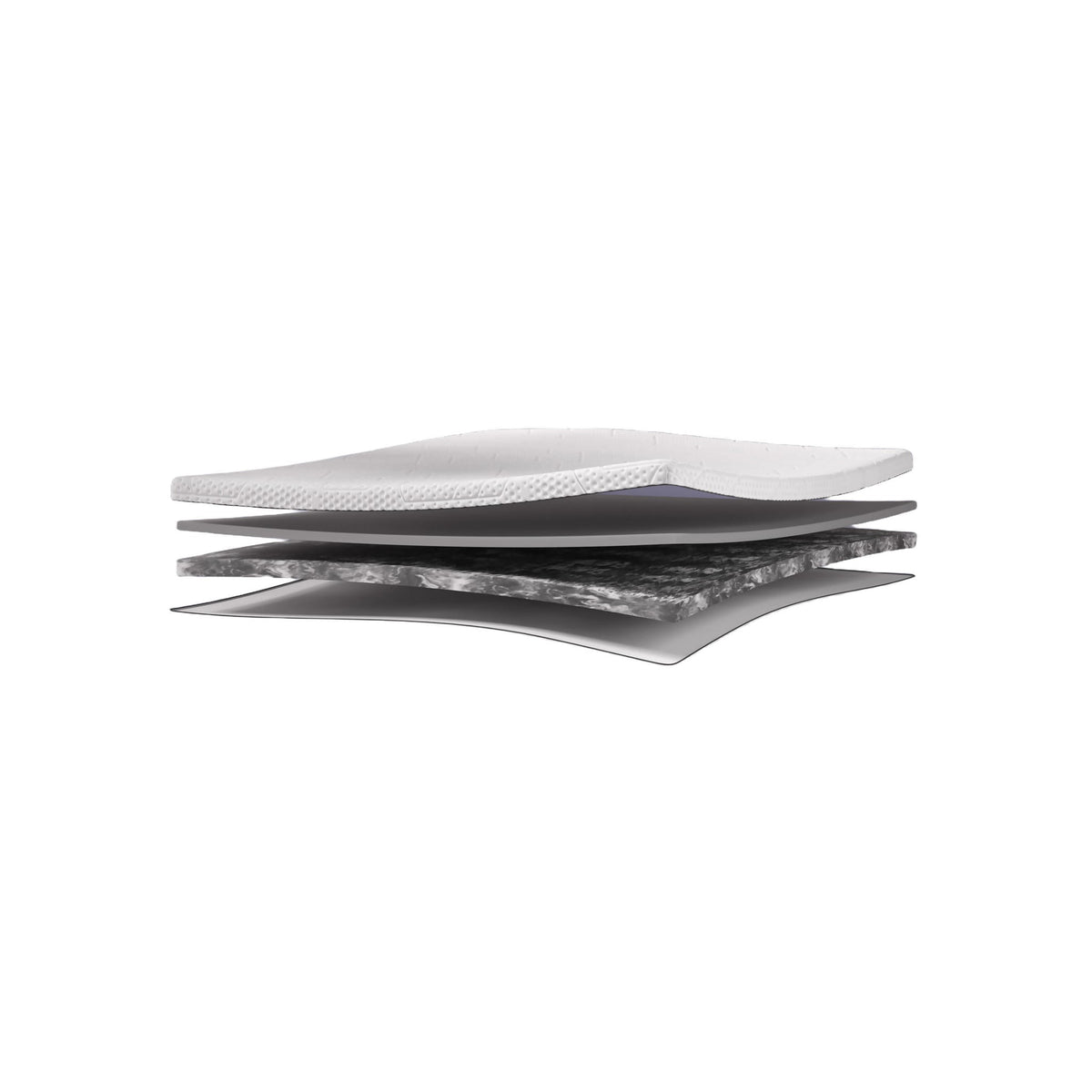 Surmatelas Emma Original Pro Plus - 160 x 200 cm - 8 cm d'épaisseur - Mousse DiamondDegree® - Thermorégulation