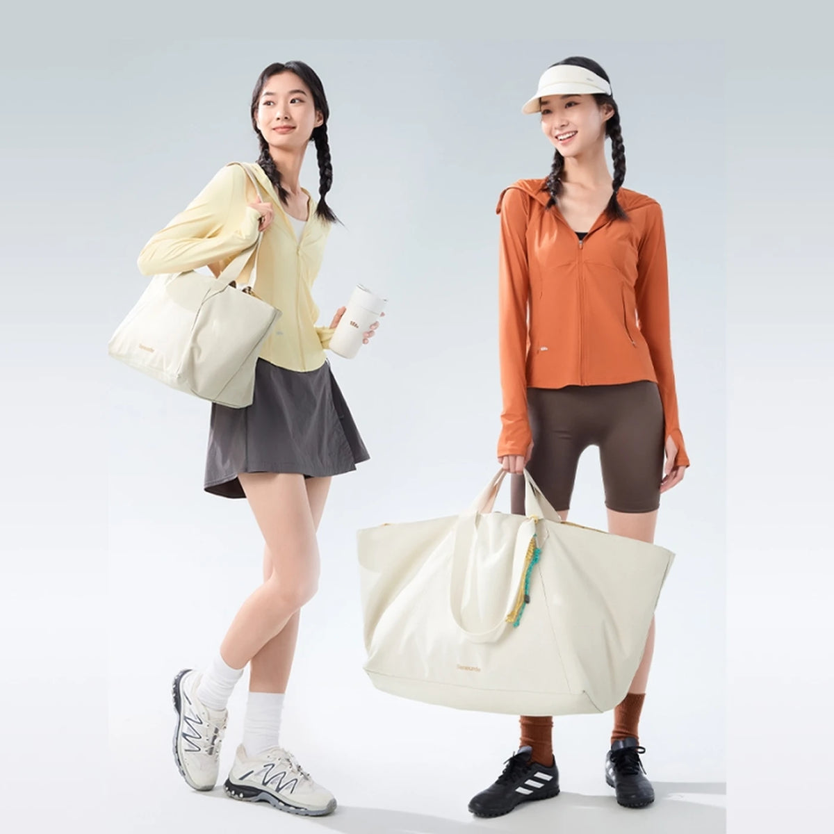 Sac de transport pliable Beneunder LC168 - Lilas - 35 L, extensible, ultraléger (220 g)