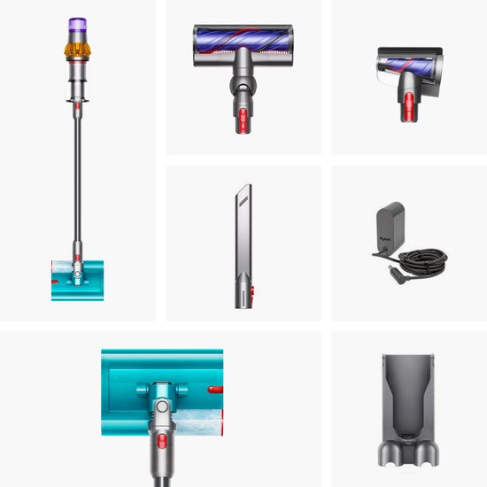 Dyson V15s Detect™ Submarine™ - Aspirateur sans fil pour déchets secs et humides - 60 min