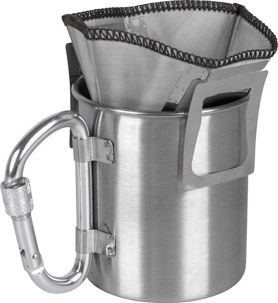 Bo-Camp - Filtre à café avec pinces - Trekking - Maille - 1 à 2 tasses