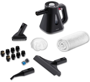Techweise TS Compact Handheld Steam Cleaner - 15 Accessories - 1200W 2.6 Bar- Wet & Dry function - Handheld Steam Cleaner
