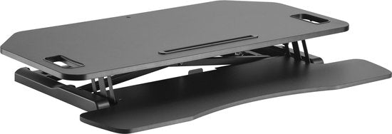Bureau élévateur poste de travail assis-debout - bureau ergonomique réglable en hauteur - largeur 95 cm