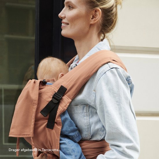 Stokke Limas Carrier Plus, noir - Version 2023 (OCS) - Porte-bébé à demi-boucle - Trois positions de portage - Convient aux bébés de 1 mois / 4 kg à 18 kg