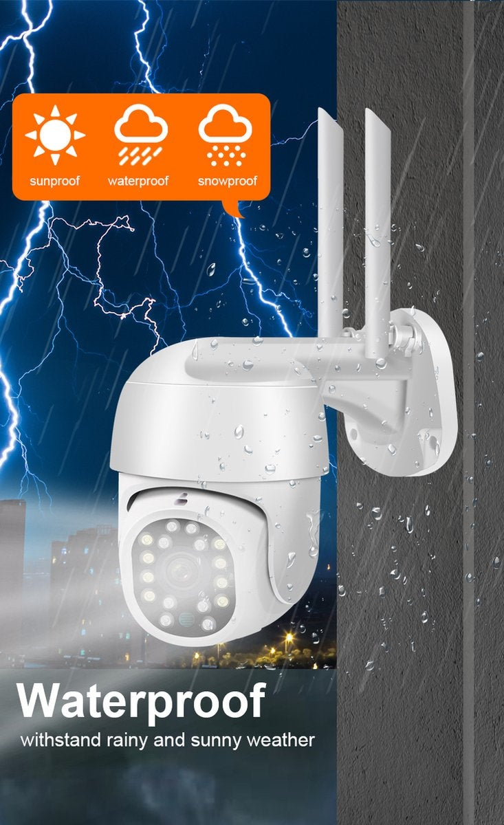 Fuegobird Y17 Smart Waterproof IP66 IP camera - outdoor - rotate and tilt - Support 2.4G/5G WIFI - 3MP - PTZ IP Camera