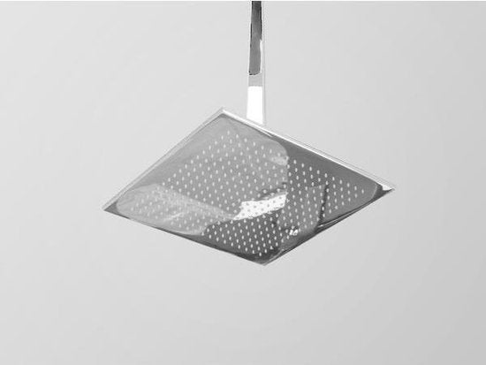 Douche à effet pluie Brauer Nurnberg, fixation au plafond, 50 cm, carrée, chromée