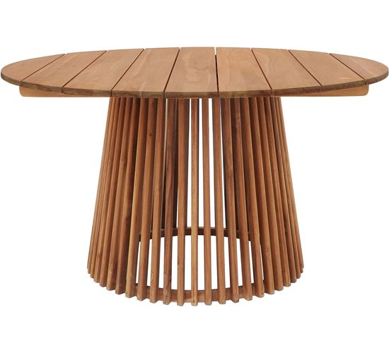 House Nordic Table à manger Lorca - Teck - Naturel - 120cm