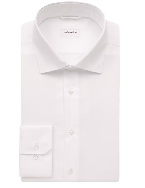 Seidensticker New Kent Business Shirt - Regular Fit - White - Taille M - Longueur du dos env. 80 cm - Longueur des manches env. 64 cm