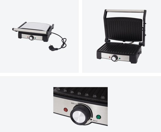 Multigrill 1 500 watts, 27,8 x 17, revêtement antiadhésif