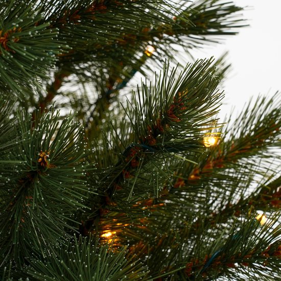 Triumph Tree Bristlecone Artificial Christmas Tree with LED Lights - H185 x Ø119 cm - Dark Green (vert foncé)