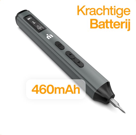MATTI® - Tournevis électrique - Jeu de tournevis de précision - 60 embouts - rechargeable - 5 supports - Tournevis