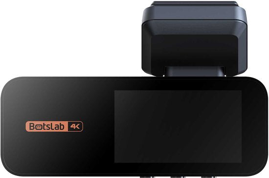 Botslab G980H Pro 2CH 4K Wi-Fi GPS 2CH 64 Go - Caméra embarquée avec caméra avant 4K et caméra arrière 2K - Écran LCD 2,45 pouces - Wi-Fi et GPS - Mode stationnement - Carte Micro SD de 64 Go - caméra embarquée pour voiture