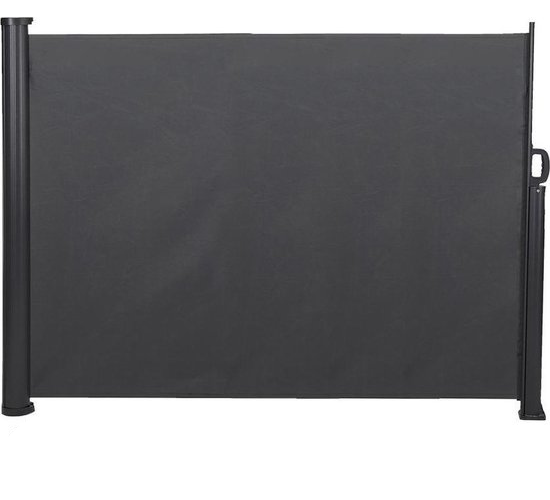 Pare-vent réglable Infinity Goods – 300 x 160 cm – Extensible – Enroulable – Protection solaire – Espaces extérieurs, plage, terrasse, balcon, camping – Abri – Auvent latéral – Résistant aux intempéries – Anthracite