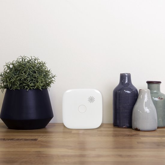 Smartwares FSM-12601 - Détecteur de fumée intelligent Smart - Wi-Fi - Avec application - Détecteur d'incendie