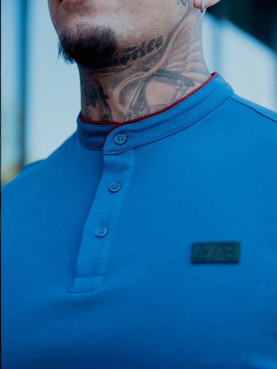 AB Lifestyle - Polo Tokyo | Navy Peony - Hommes - Taille : XS