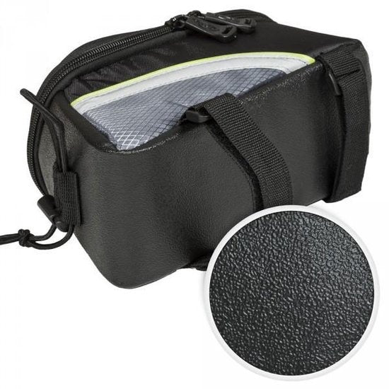 TecTake - Sacoche de cadre sacoche de vélo pour par exemple smartphone etc. noir vertL 401610