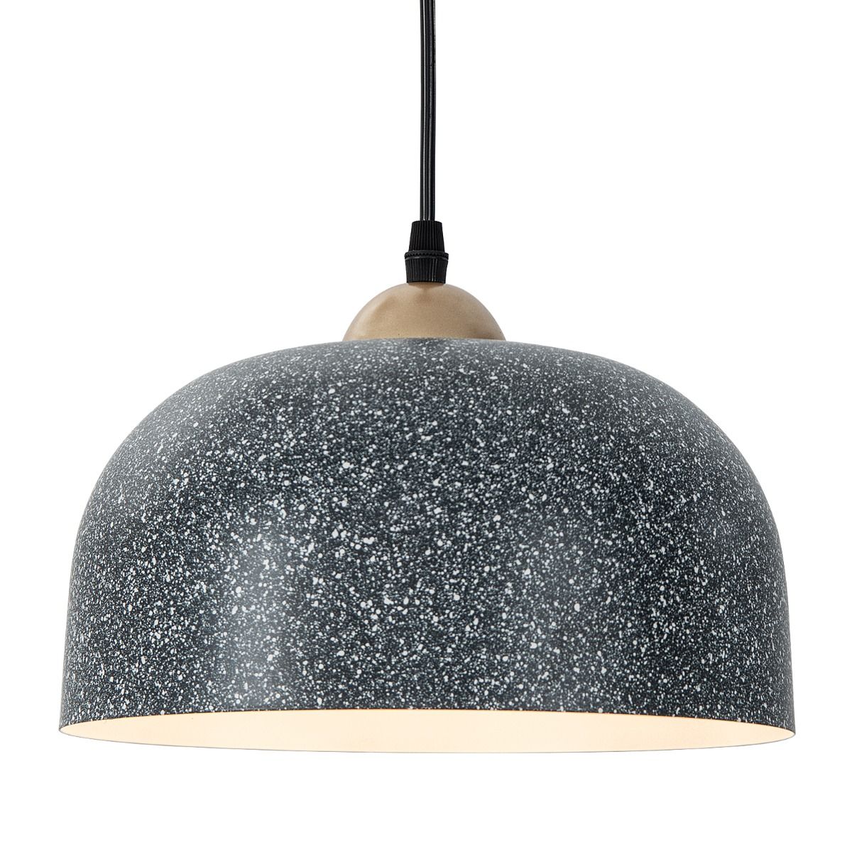 Suspension Coast - câble de suspension réglable - lustre moderne - gris - 25,5 x 118 cm