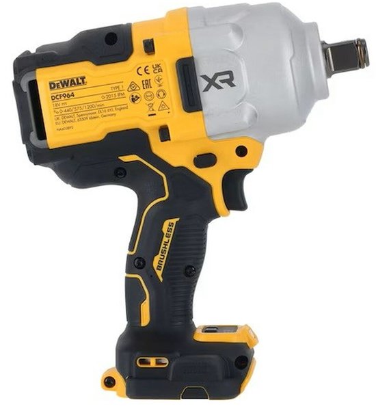 Visseuse à chocs sans fil DeWALT DCF964NT, 1 898 Nm, bague de friction 3/4, 18 V XR Basic Body, disponible chez TSTAK