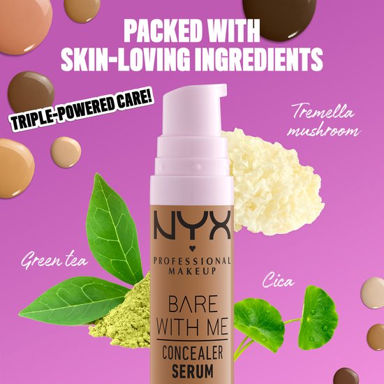 Nyx Professional Makeup Bare With Me Concealer Serum - Camel - Correcteur - Camel