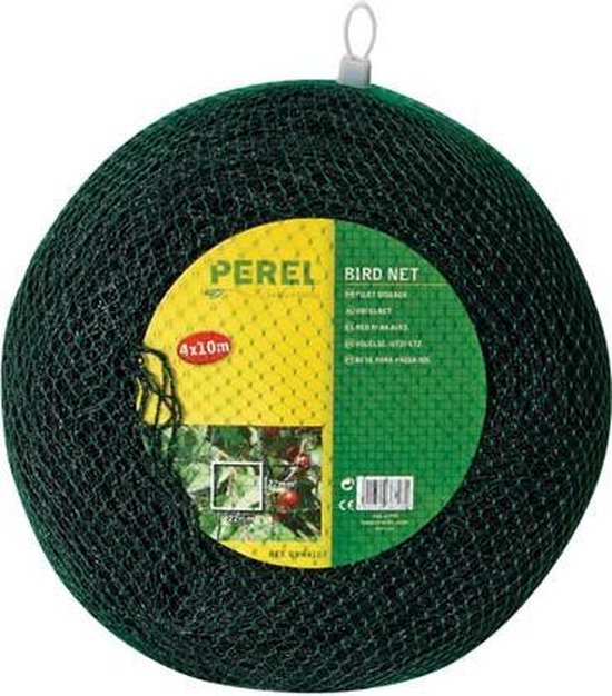 Filet anti-oiseaux, polyester, mailles de 2 cm², 4 x 10 m, vert